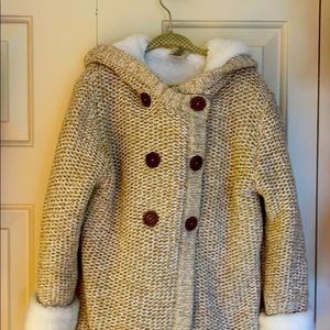 Max Studio Kids fleece lined double breasted coat